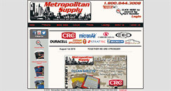 Desktop Screenshot of metropolitansupply.com