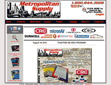 Tablet Screenshot of metropolitansupply.com